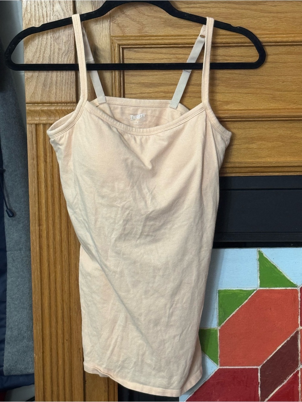 Duluth Trading Co Light Peach Slim-adjustable Strap Cami tank top